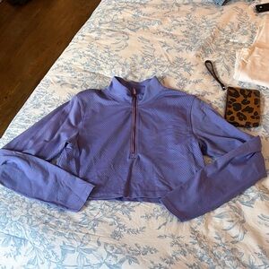 Metal vent tech half zip